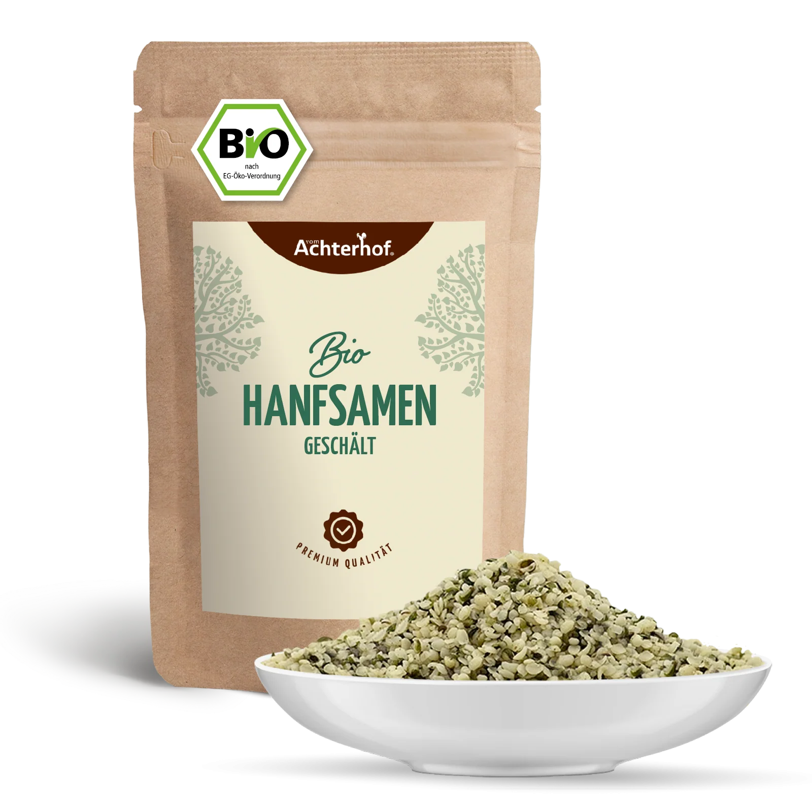 Hanfsamen geschält Bio (500g) - Image 2
