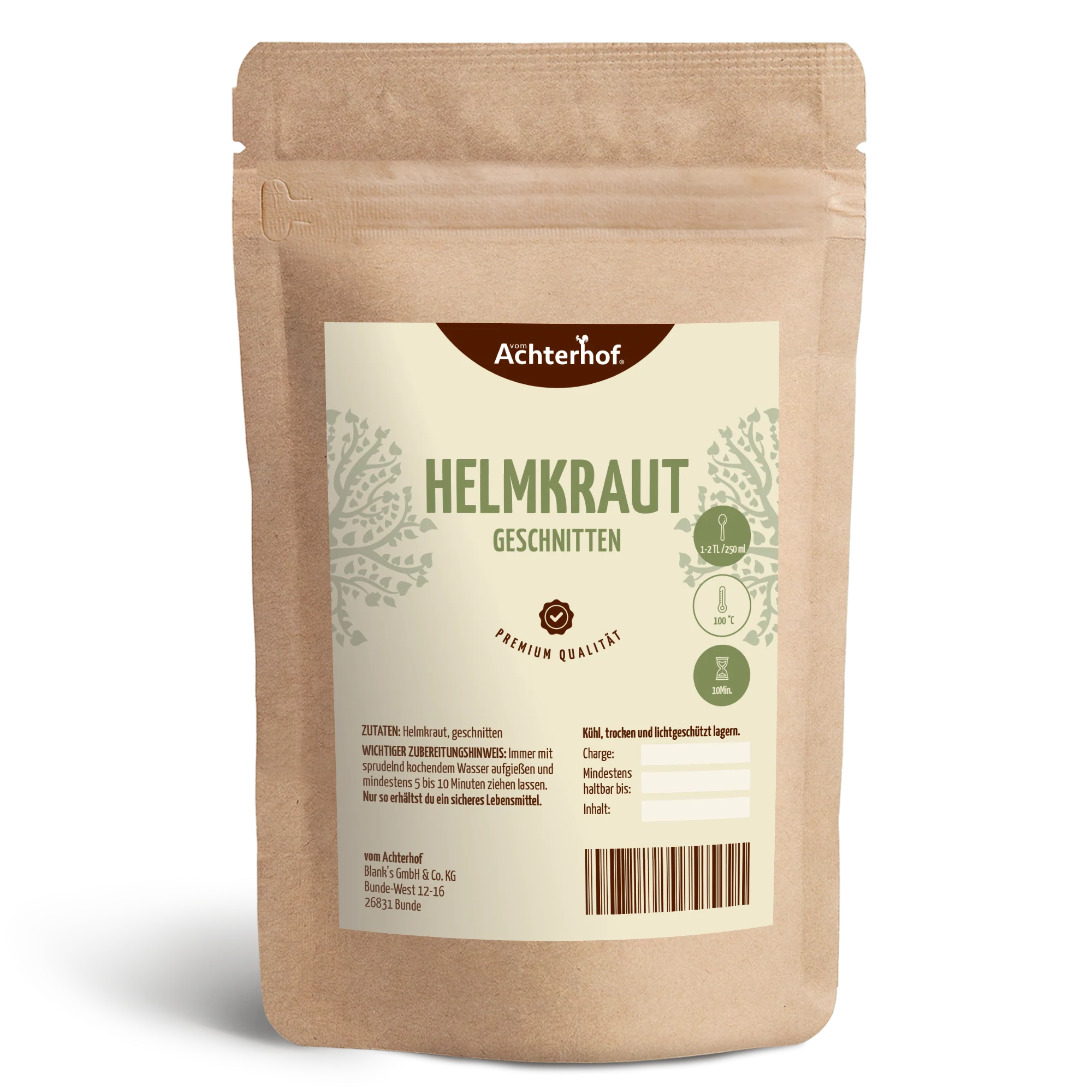 Helmkraut geschnitten (100g)