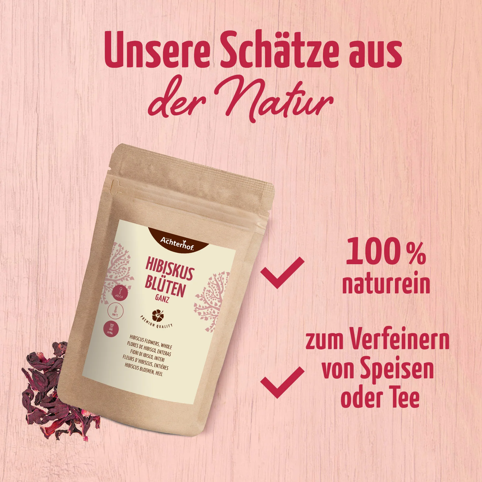 Hibiskusblüten ganz (1000g) - Image 4