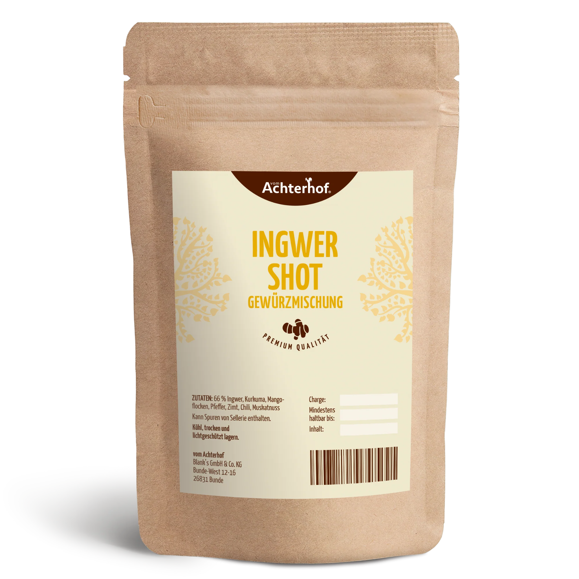 Ingwer Shot Gewürzmischung (250g)