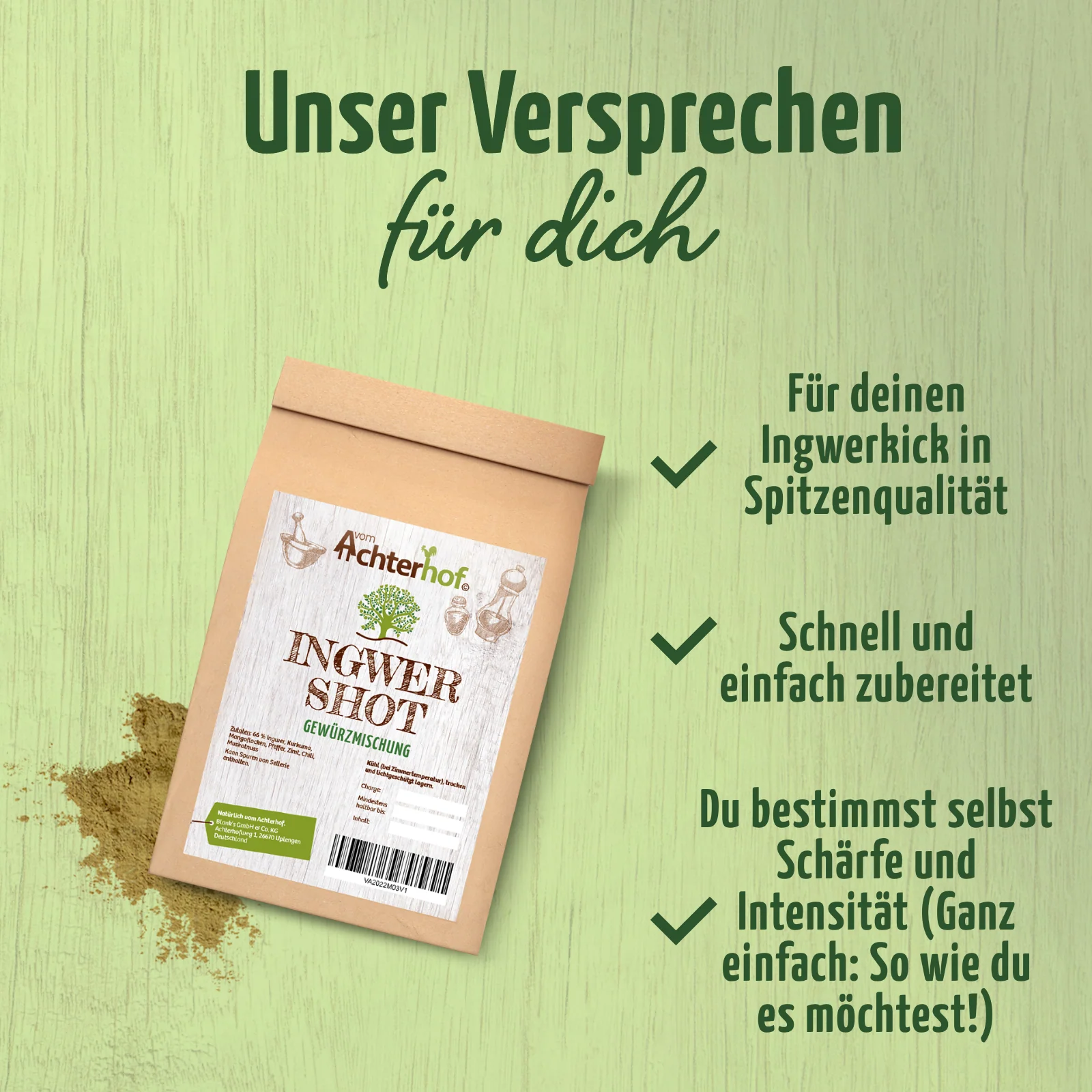 Ingwer Shot Gewürzmischung (250g) - Image 5