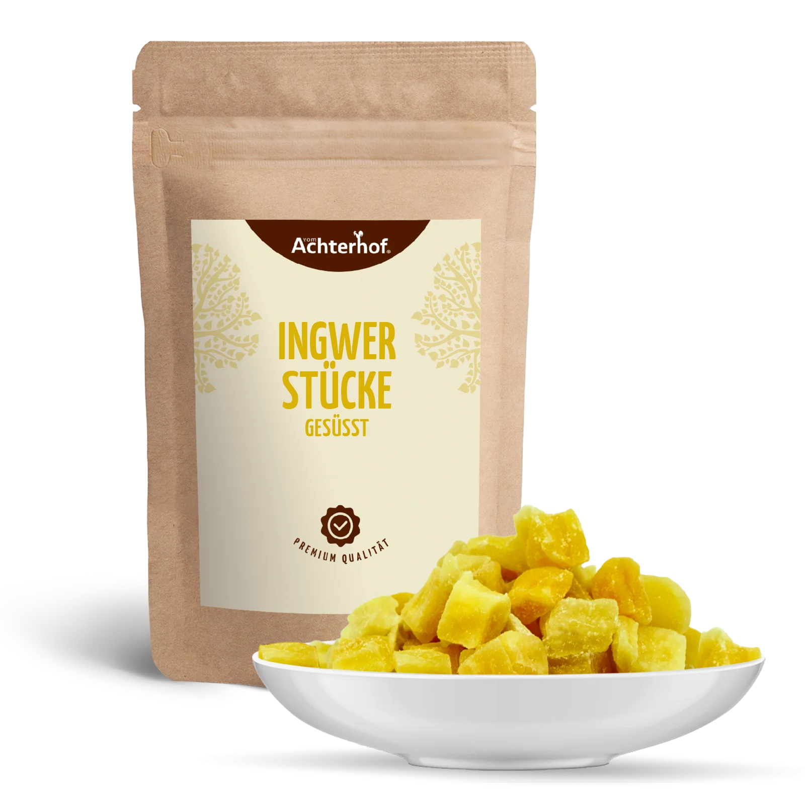 Ingwerstücke getrocknet & gesüßt (1000g) - Image 2