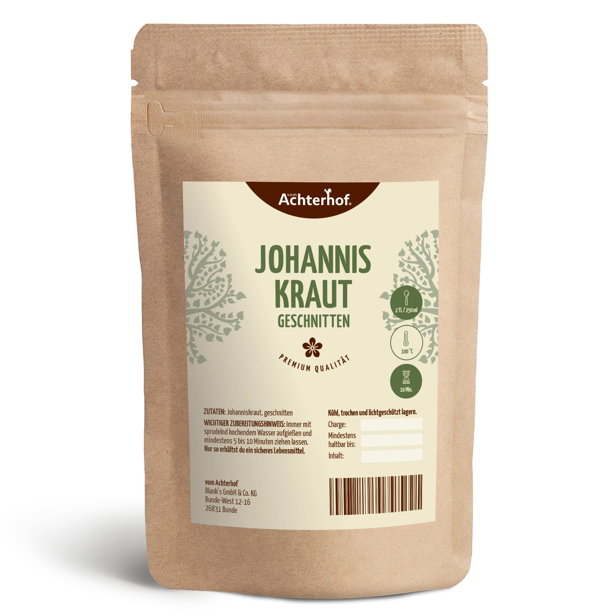 Johanniskraut geschnitten (250g)