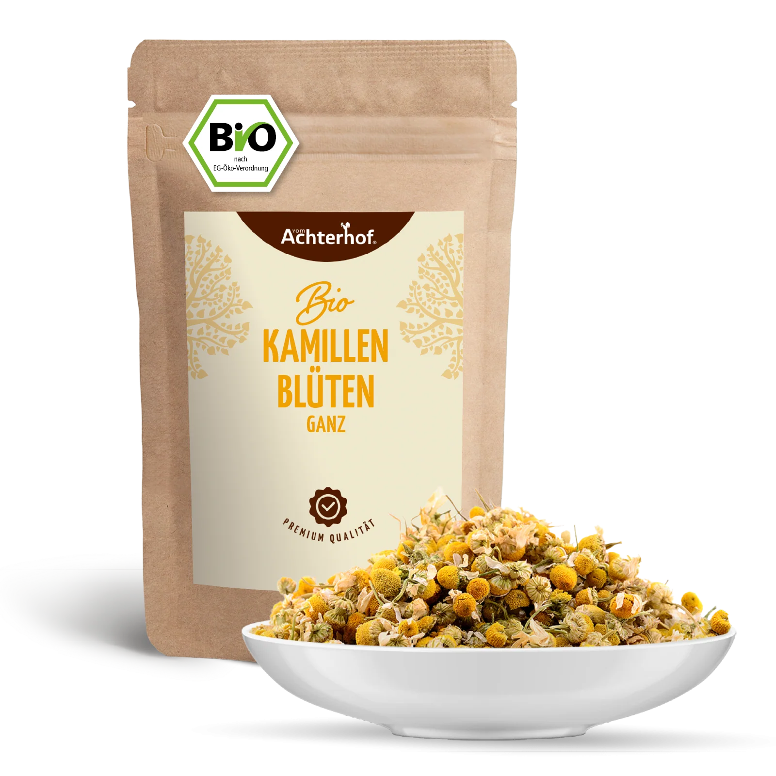 Kamillenblüten ganz Bio (250g) - Image 3