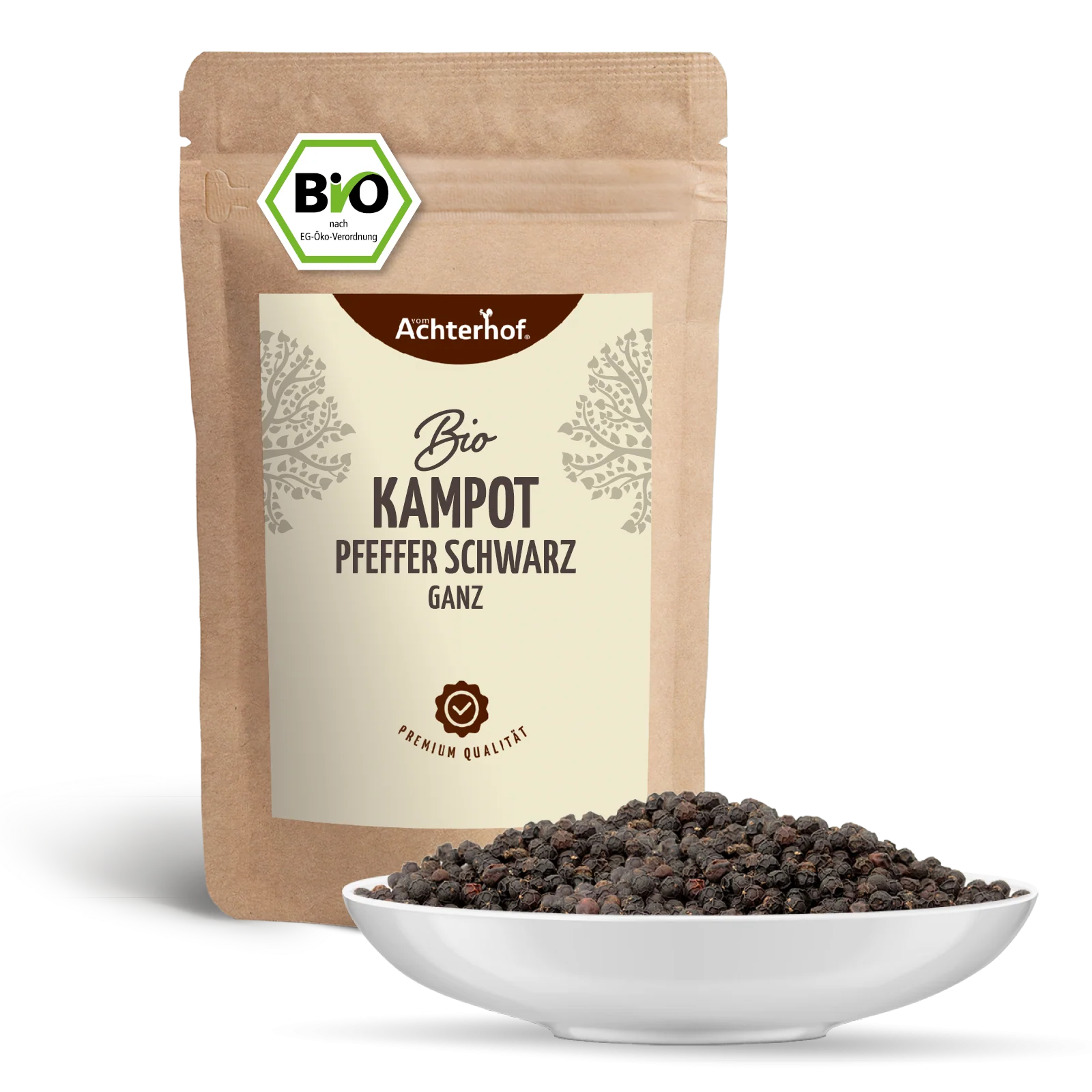 Kampot Pfeffer schwarz ganz Bio (250g) - Image 2