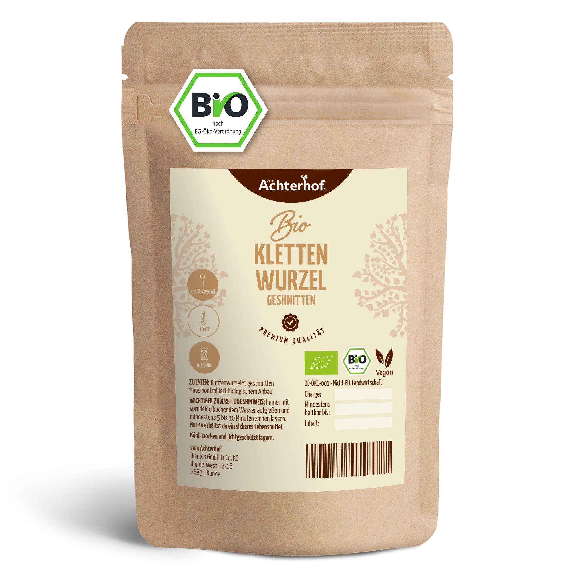 Klettenwurzel geschnitten Bio (100g)
