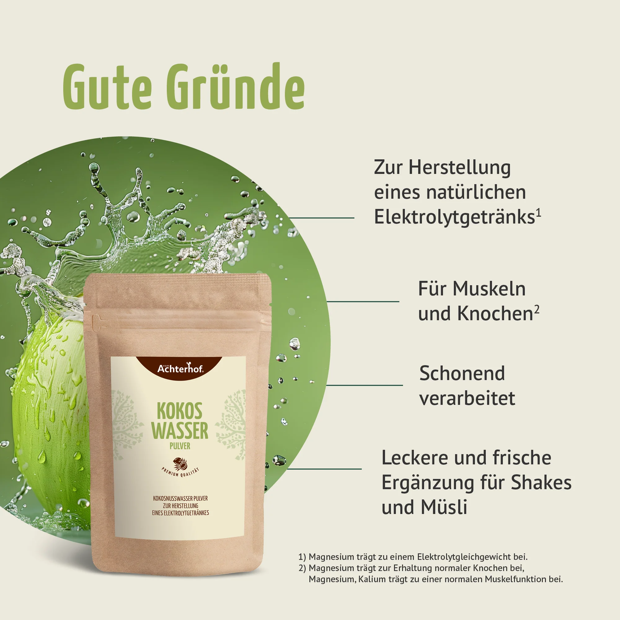 Kokoswasser Pulver (1000g) - Image 4