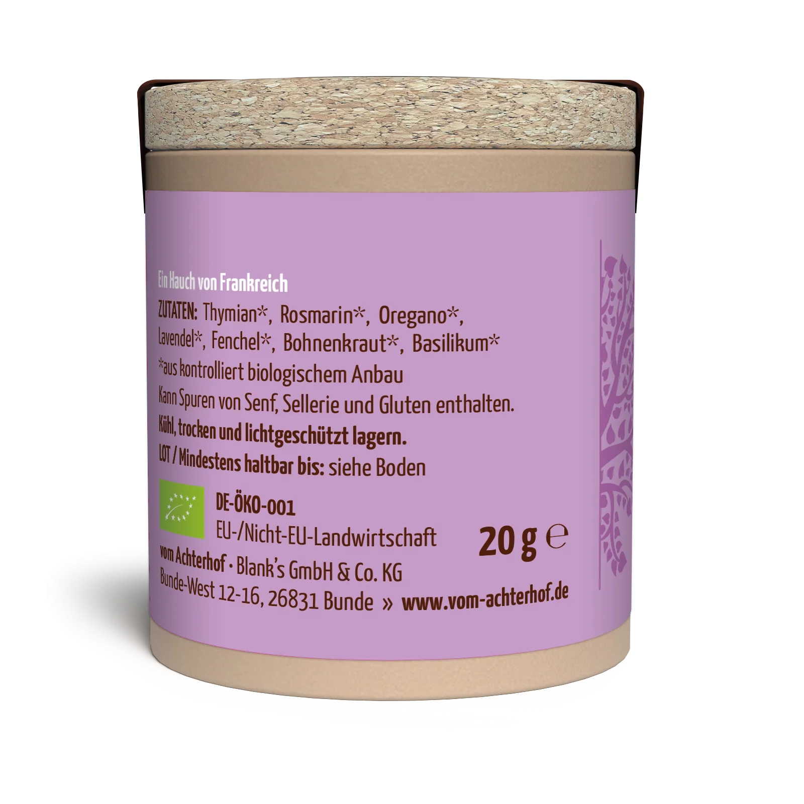 Kräuter der Provence Gewürzmischung Bio (20g) - Image 2