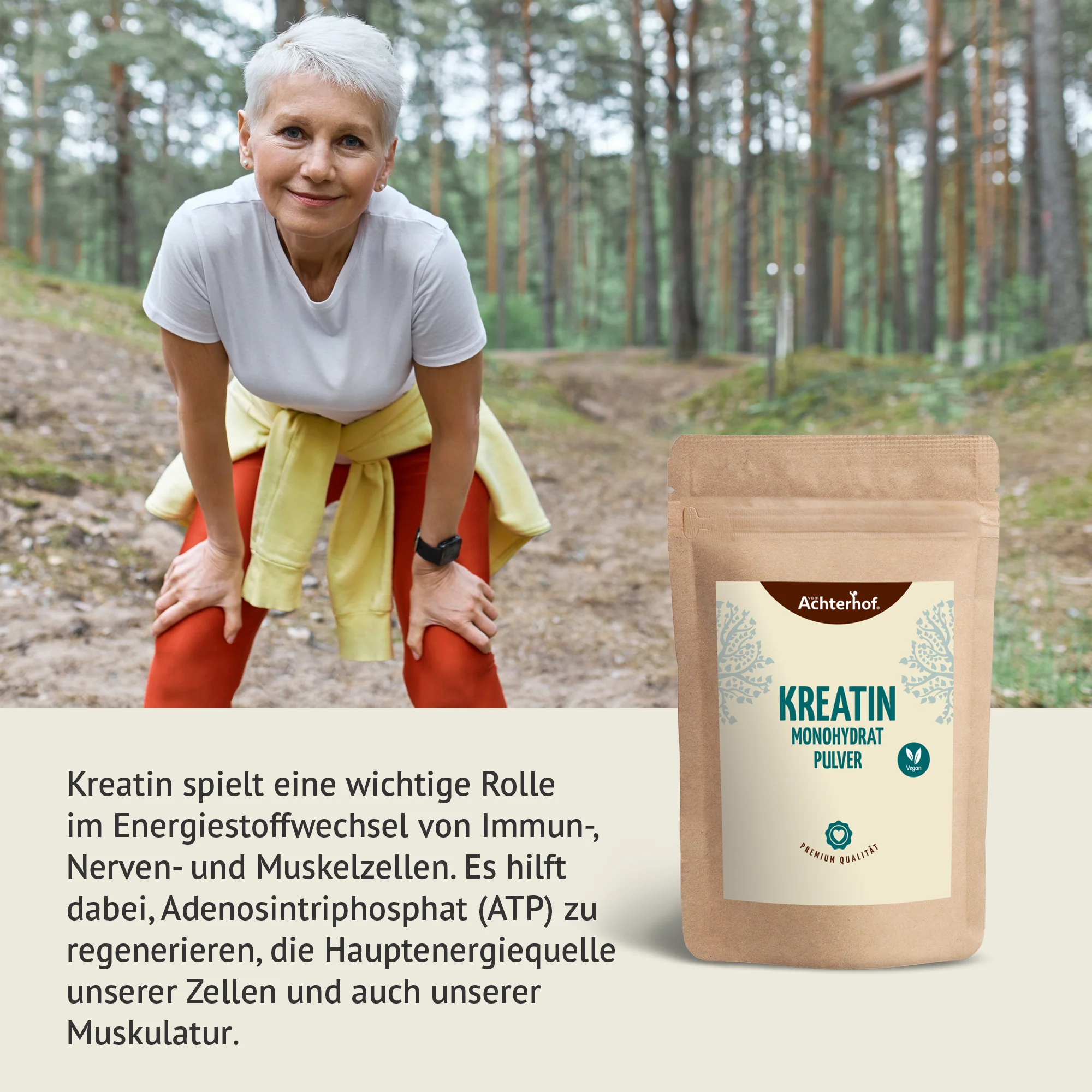 Kreatin Monohydrat Pulver (250g) - Image 5