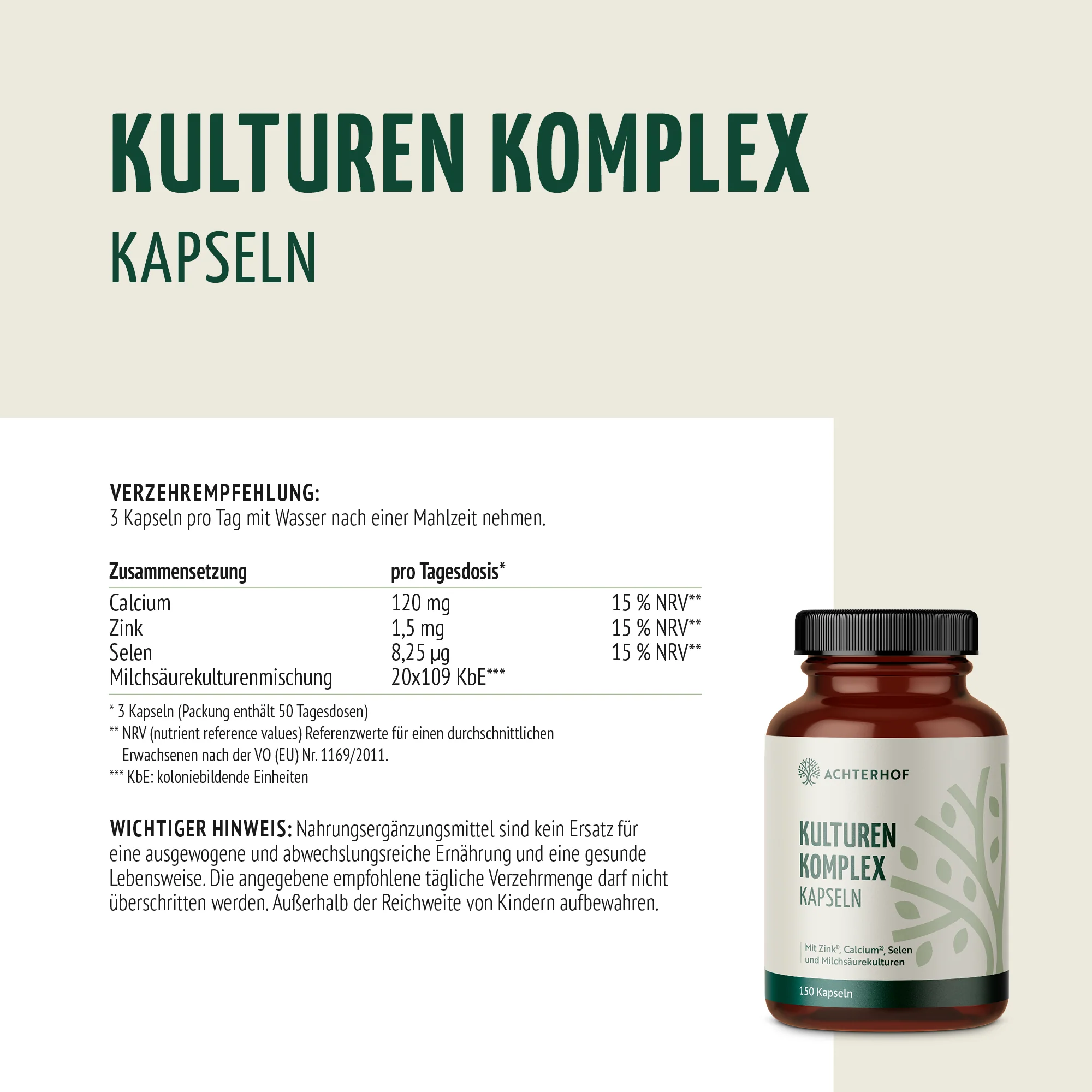 Kulturen Komplex (150 Kapseln) - Image 8