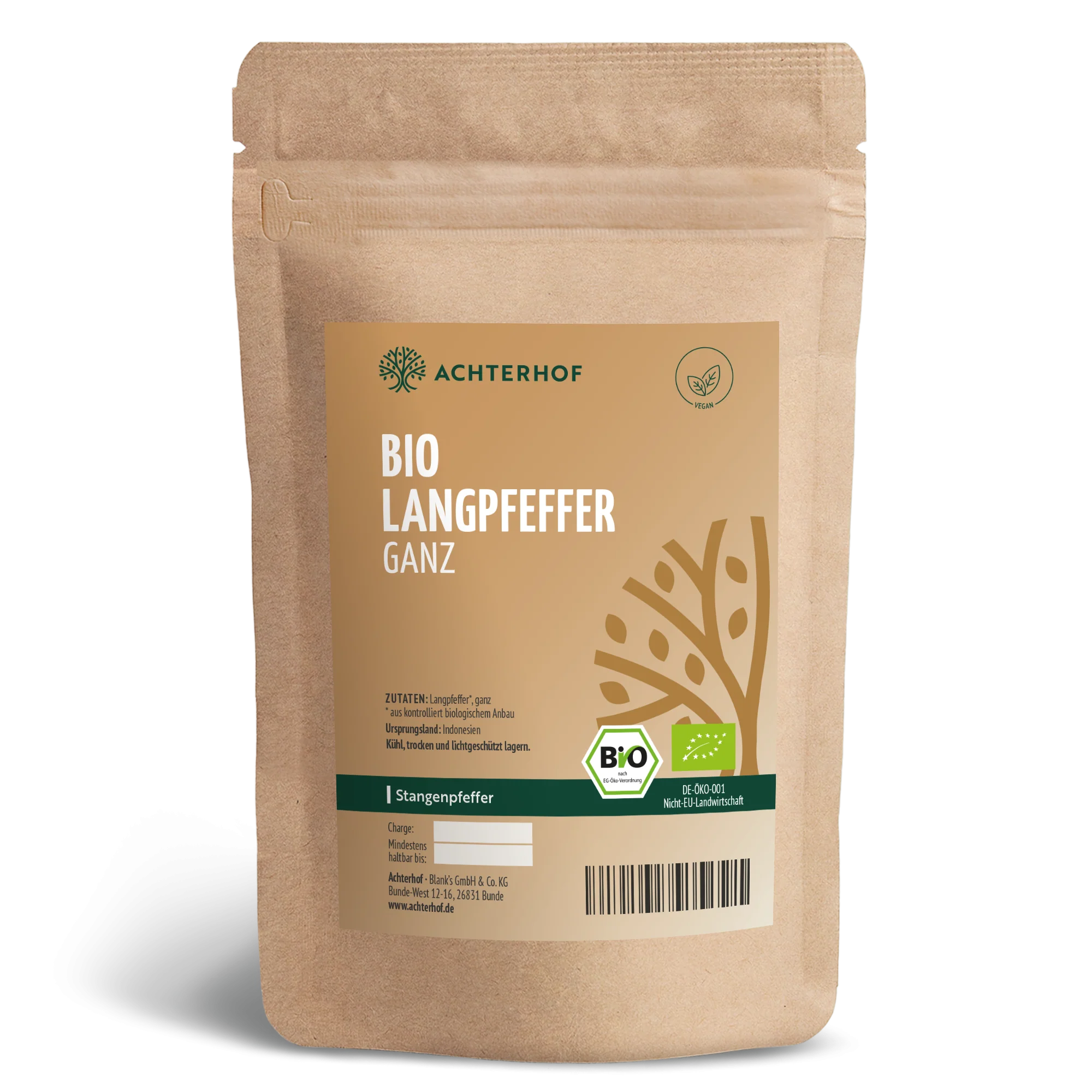 Bio Langpfeffer ganz (100g)