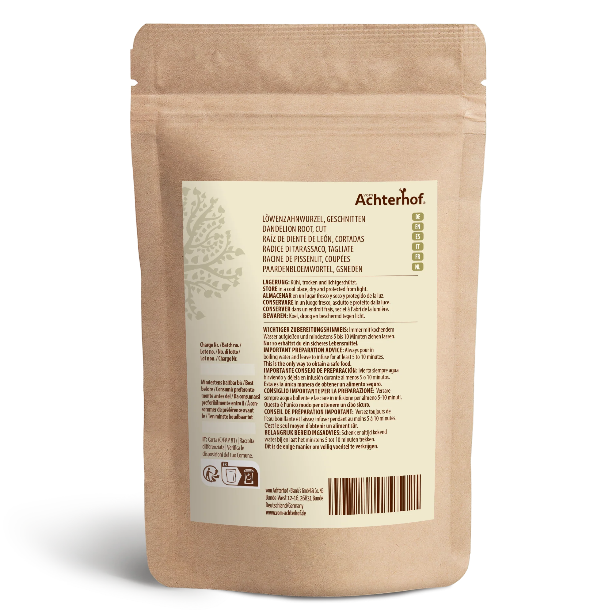 Löwenzahnwurzel geschnitten (100g) - Image 2