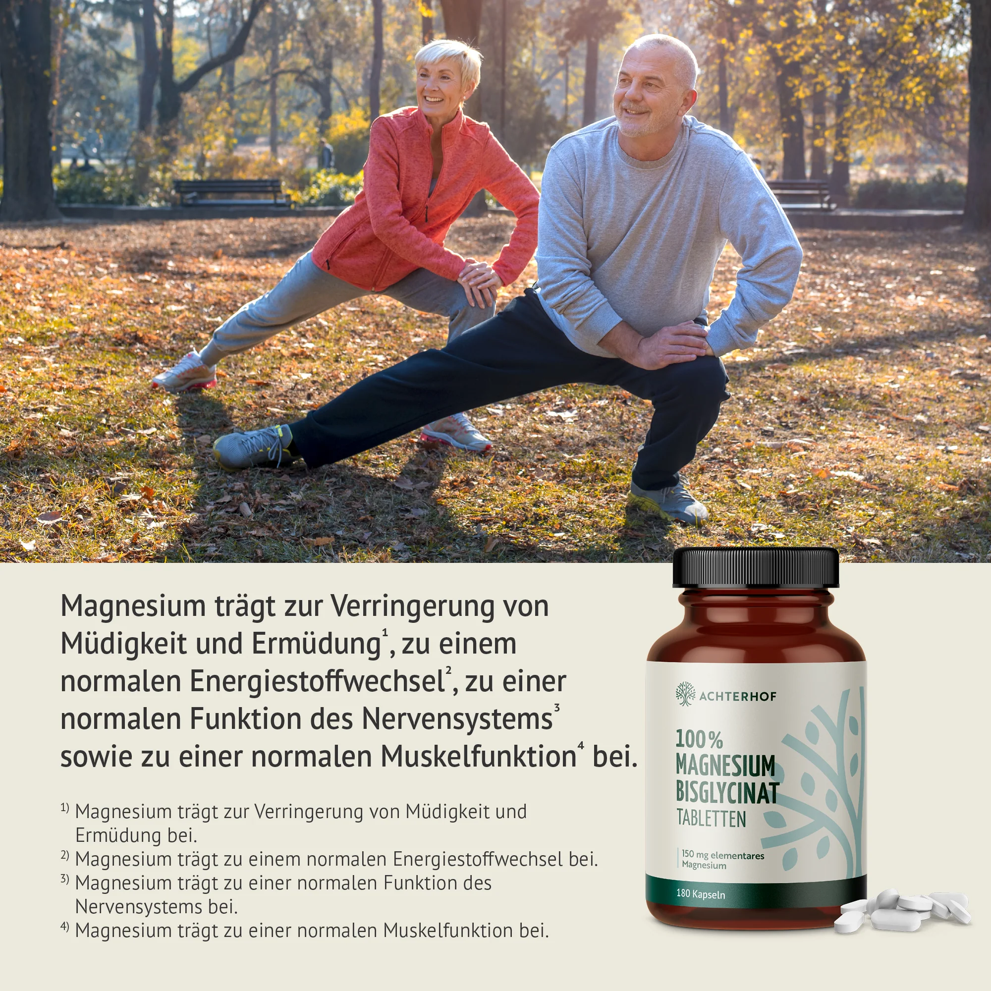Magnesium Bisglycinat Tabletten (180 Tabletten) - Image 3
