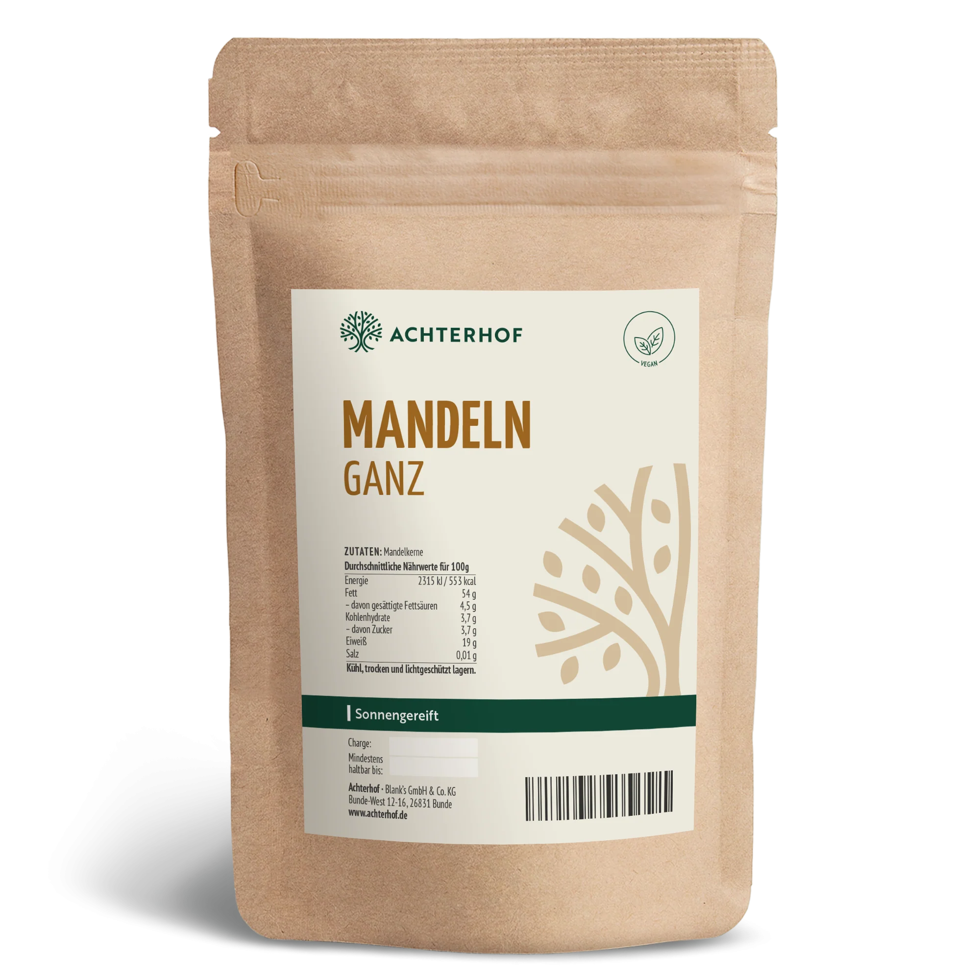 Mandeln ganz (1000g)
