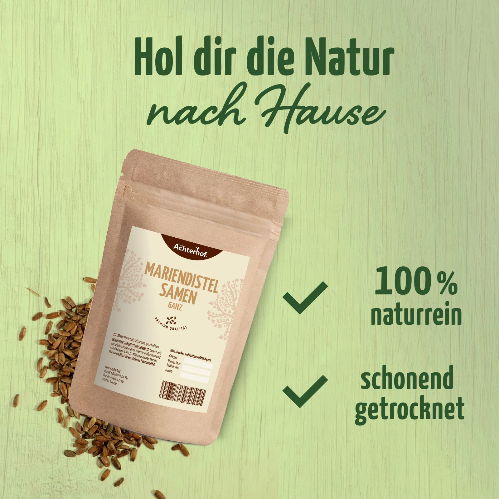 Mariendistelsamen ganz (1000g) - Image 3