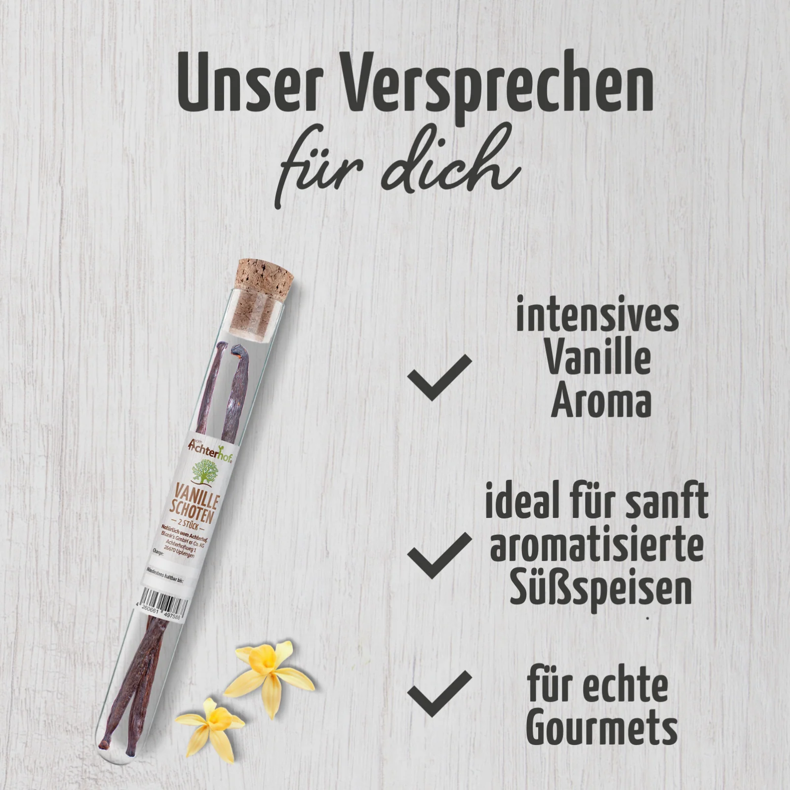 Mond Milch Mischung 6er Set mit Vanilleschoten - Image 6