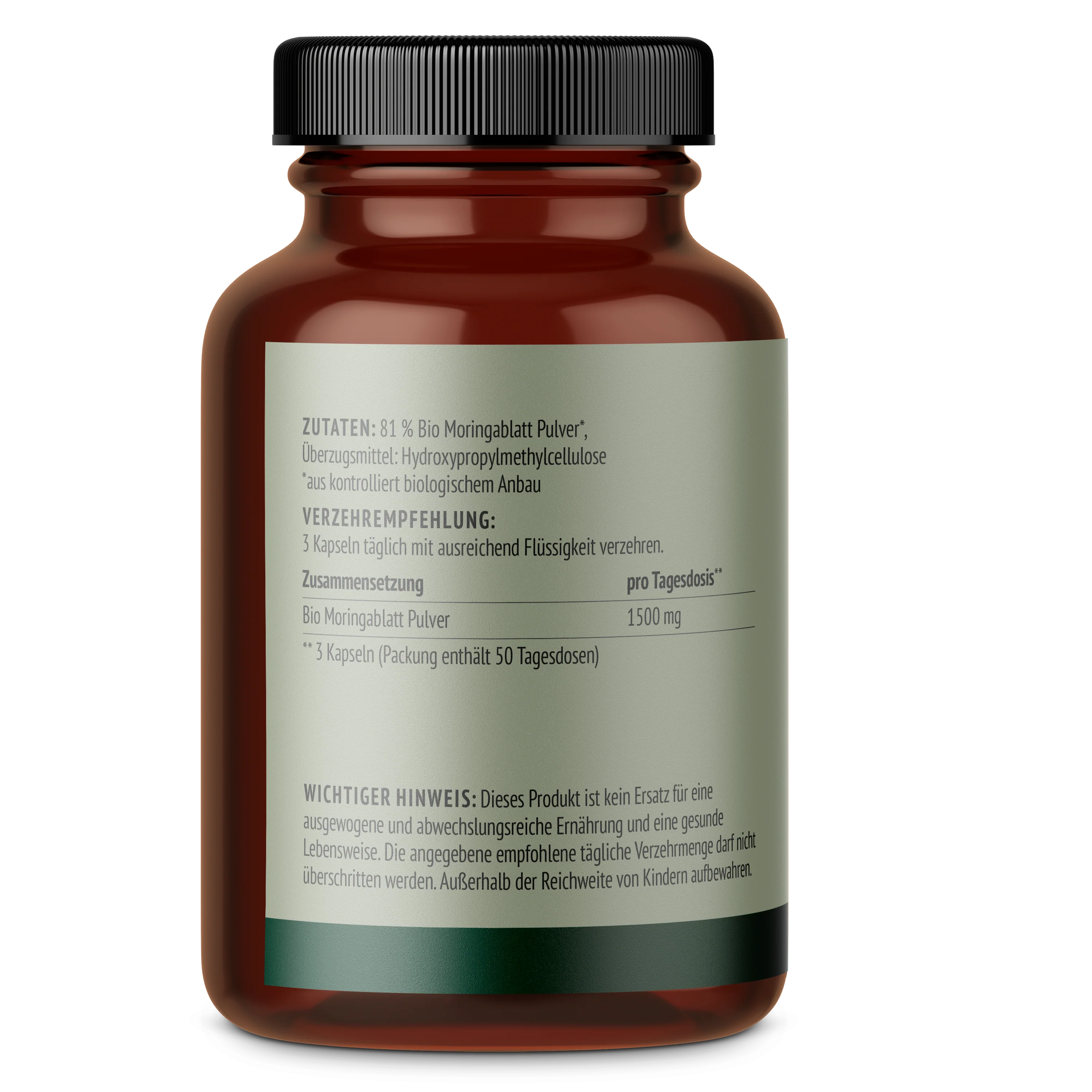 Moringa Kapseln Bio (150 Kapseln) - Image 3
