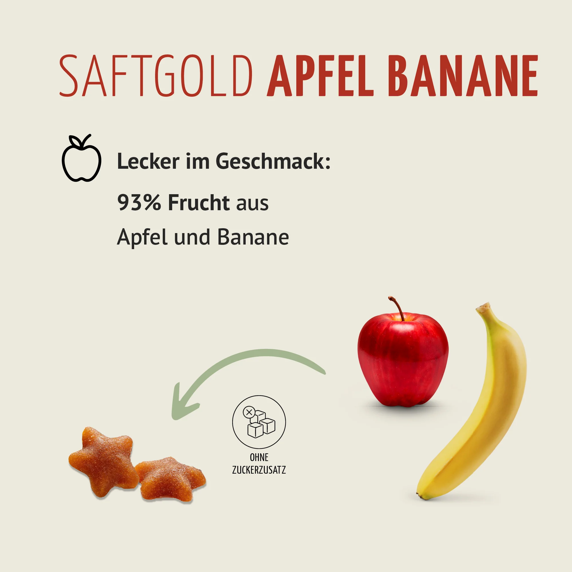 Saftgold Multivitamin Kids Gummies Apfel Banane (190 Stück) - Image 5