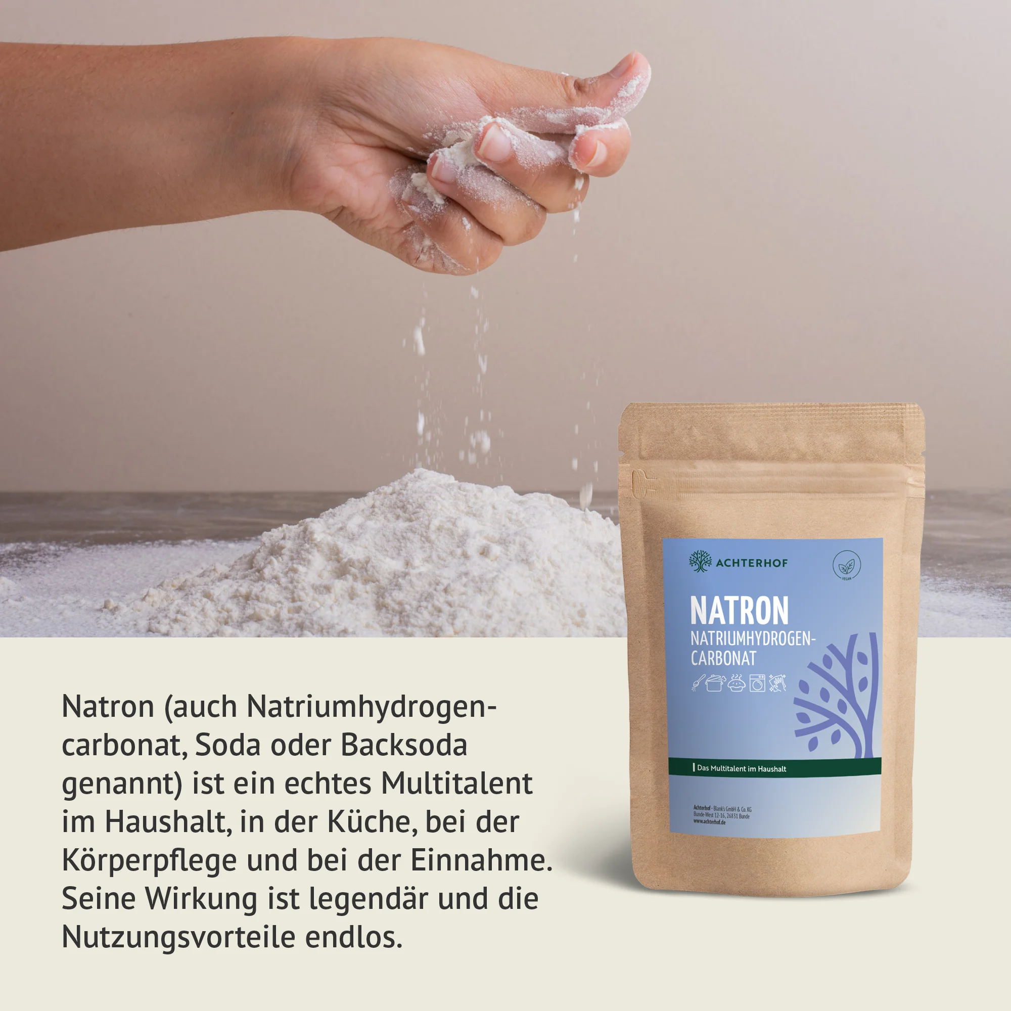 Natron Natriumhydrogencarbonat (1000g) - Image 5