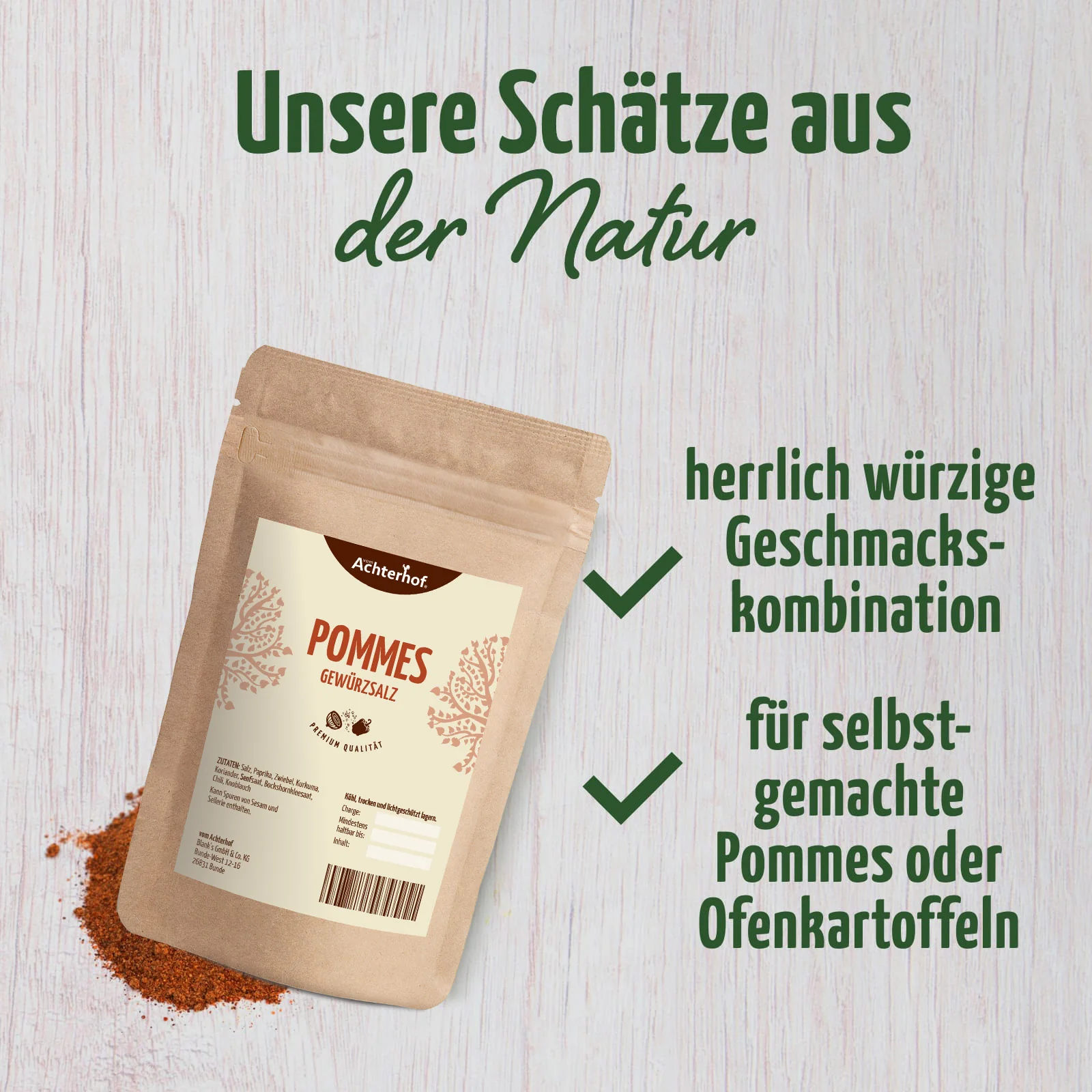 Pommes Gewürzsalz (100g) - Image 3