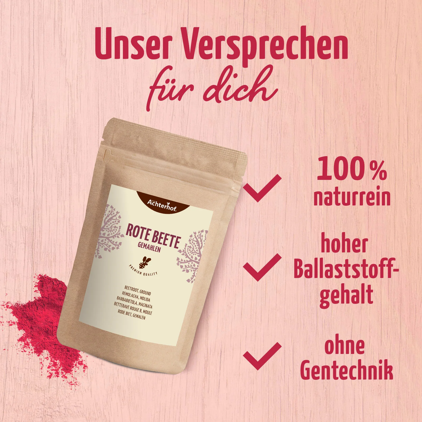 Rote Beete gemahlen (500g) - Image 4