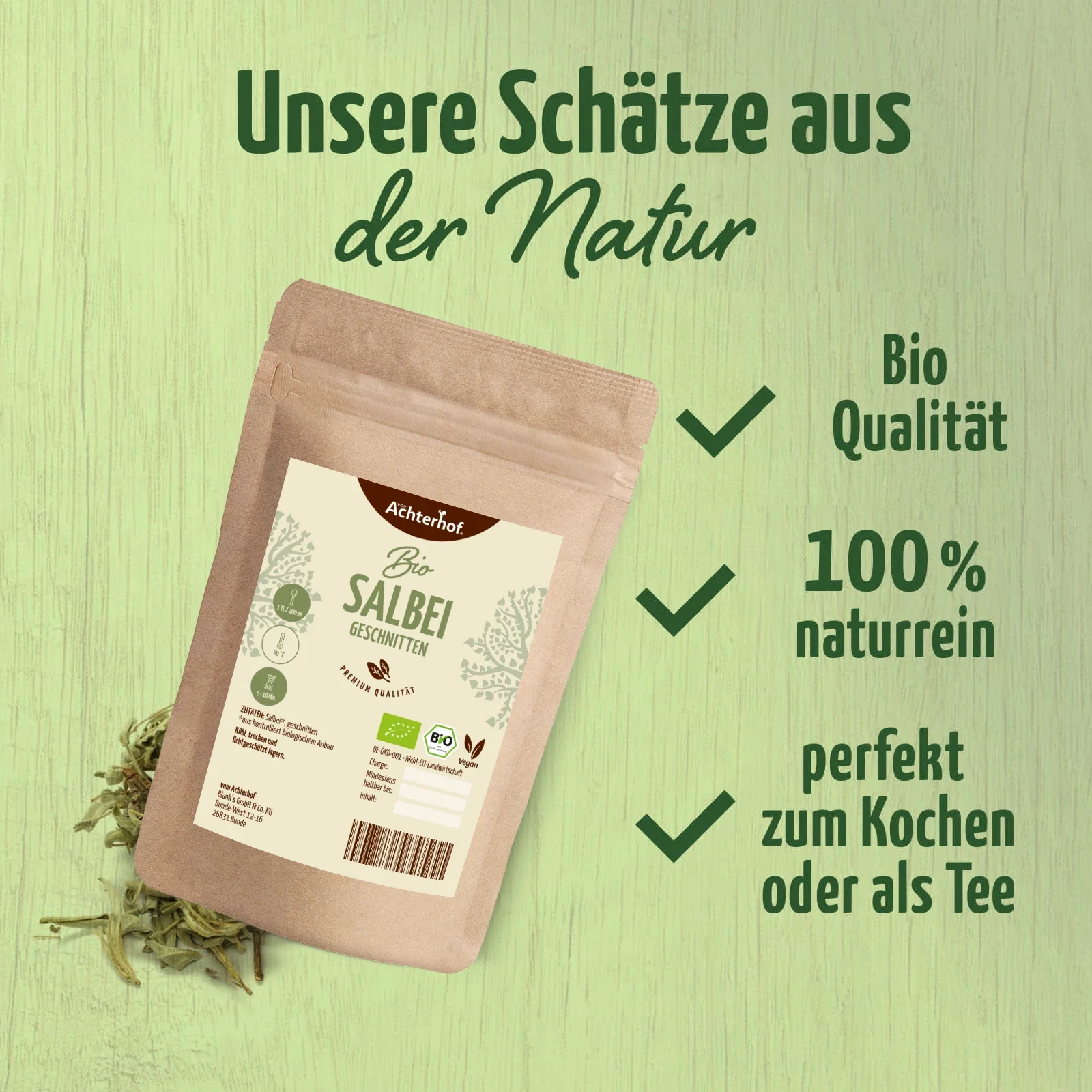 Salbei geschnitten Bio (40g) - Image 5