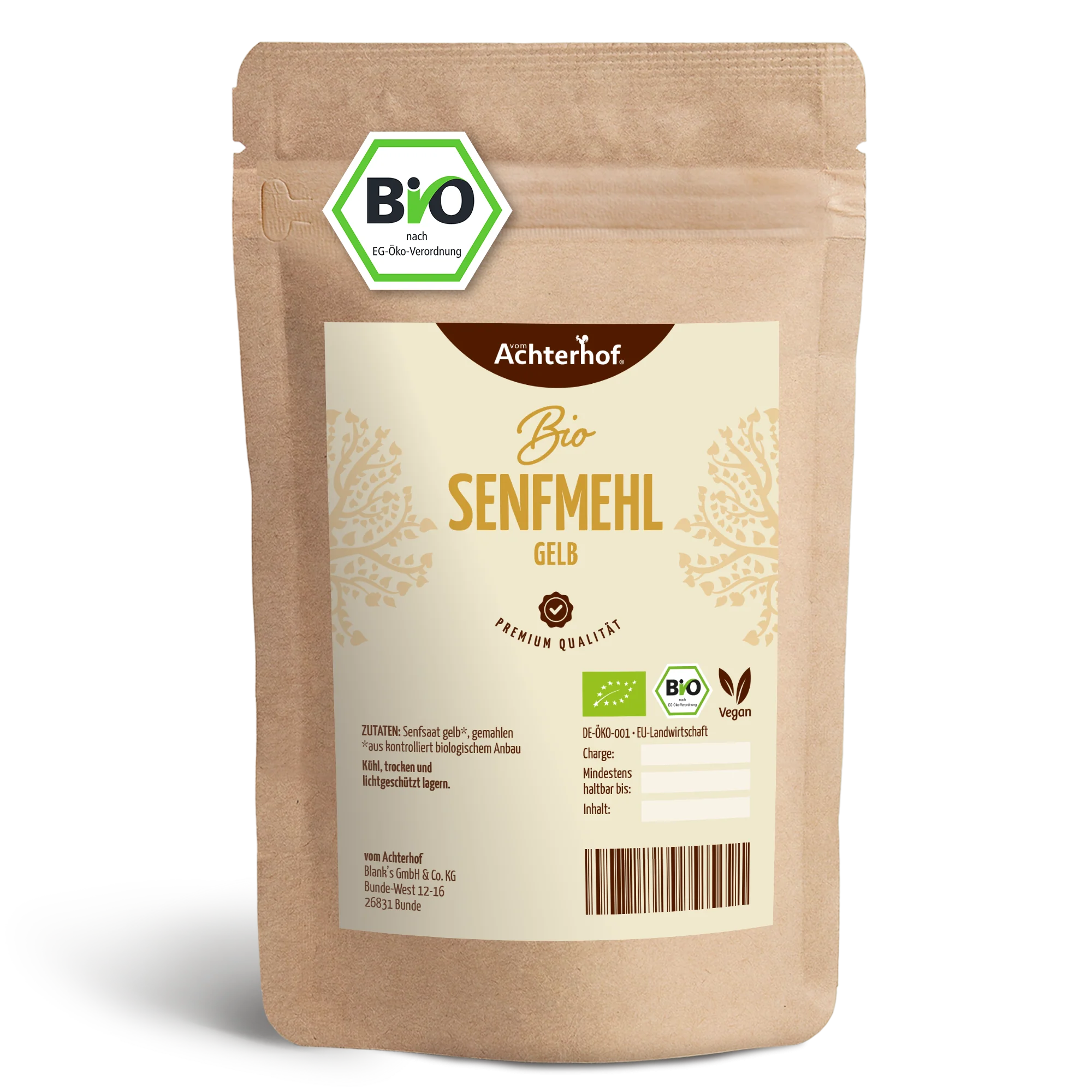 Senfmehl gelb Bio (500g)