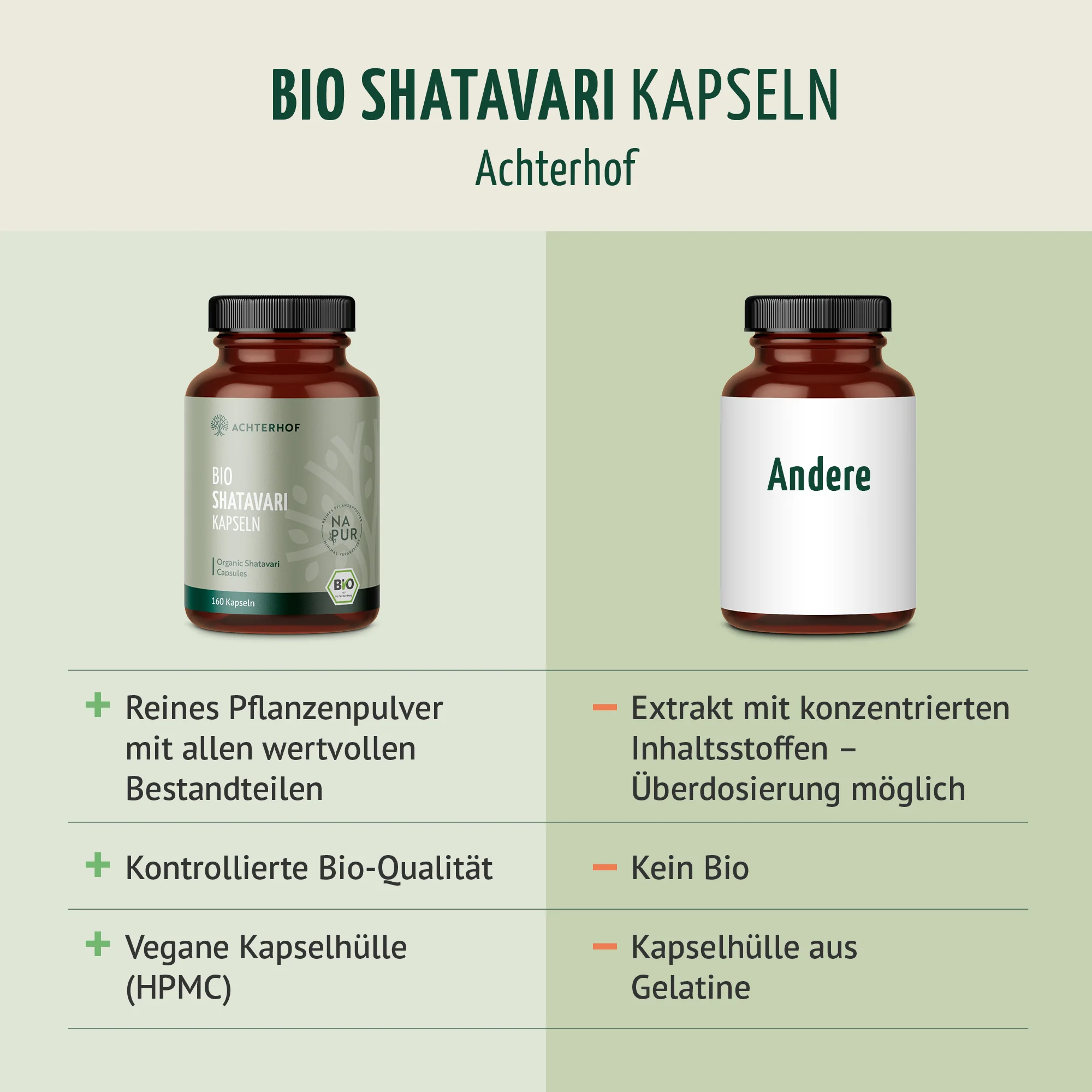 Bio Shatavari Kapseln Nachfüllpack (400 Kapseln) - Image 6
