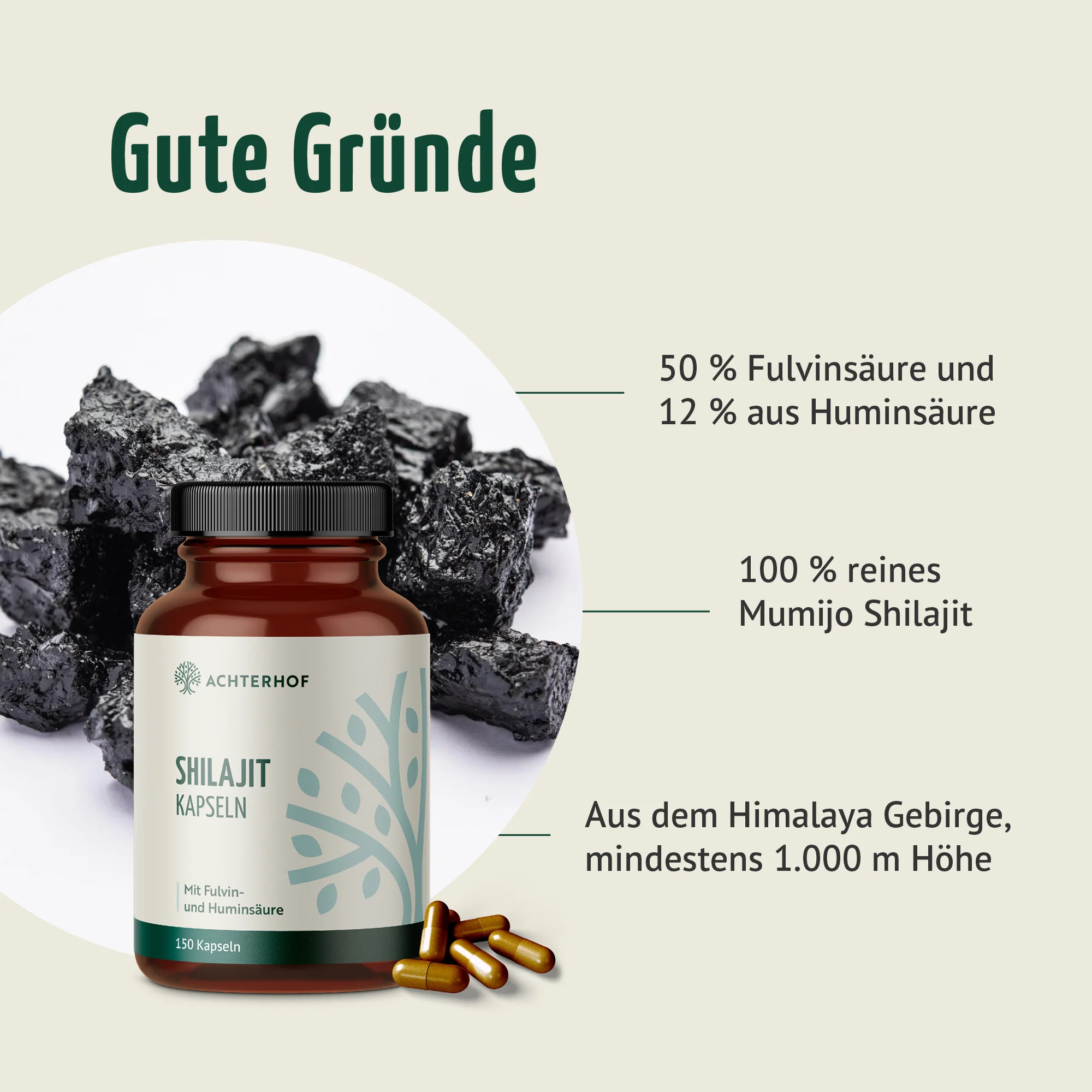 Shilajit Kapseln (150 Kapseln) - Image 2