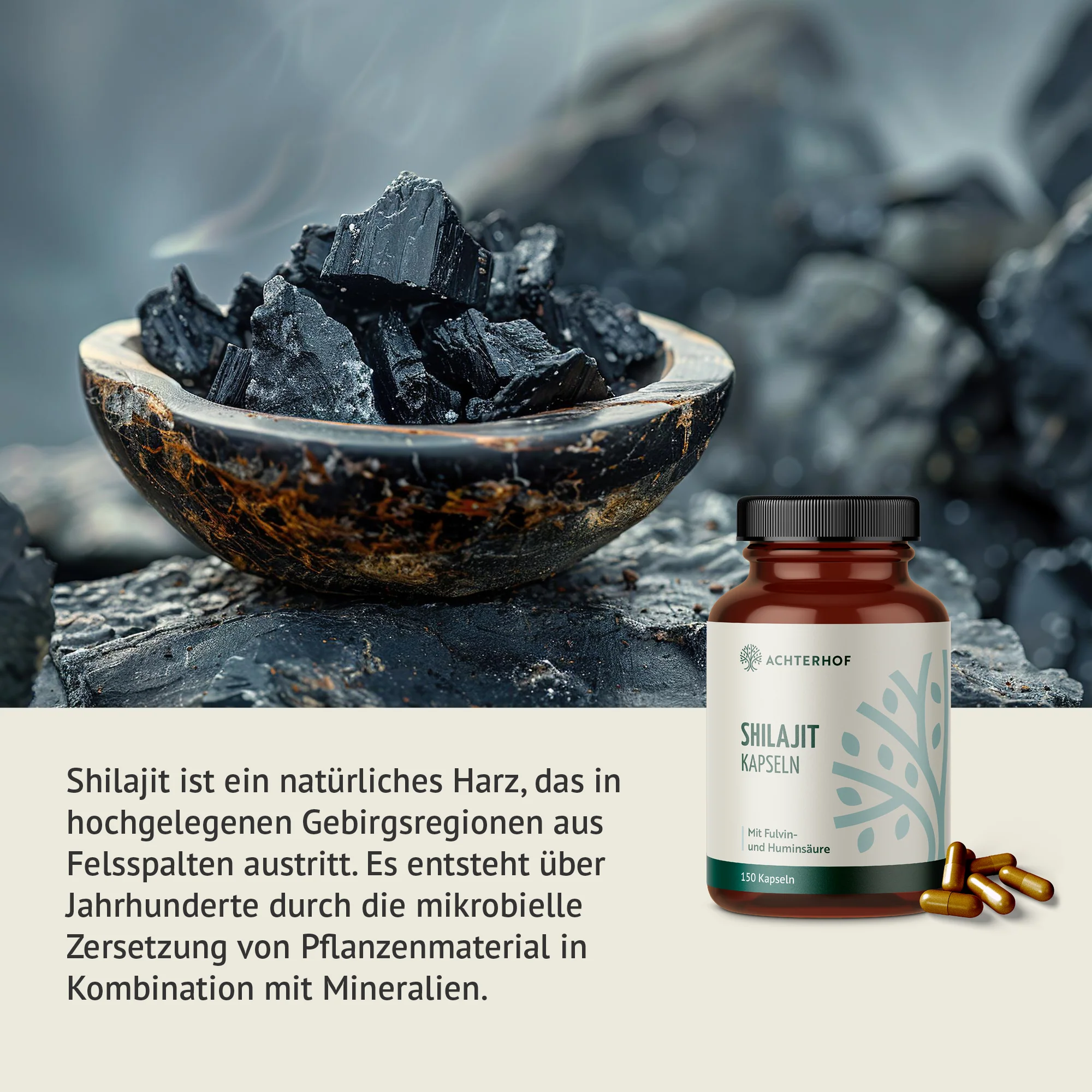 Shilajit Kapseln (150 Kapseln) - Image 3