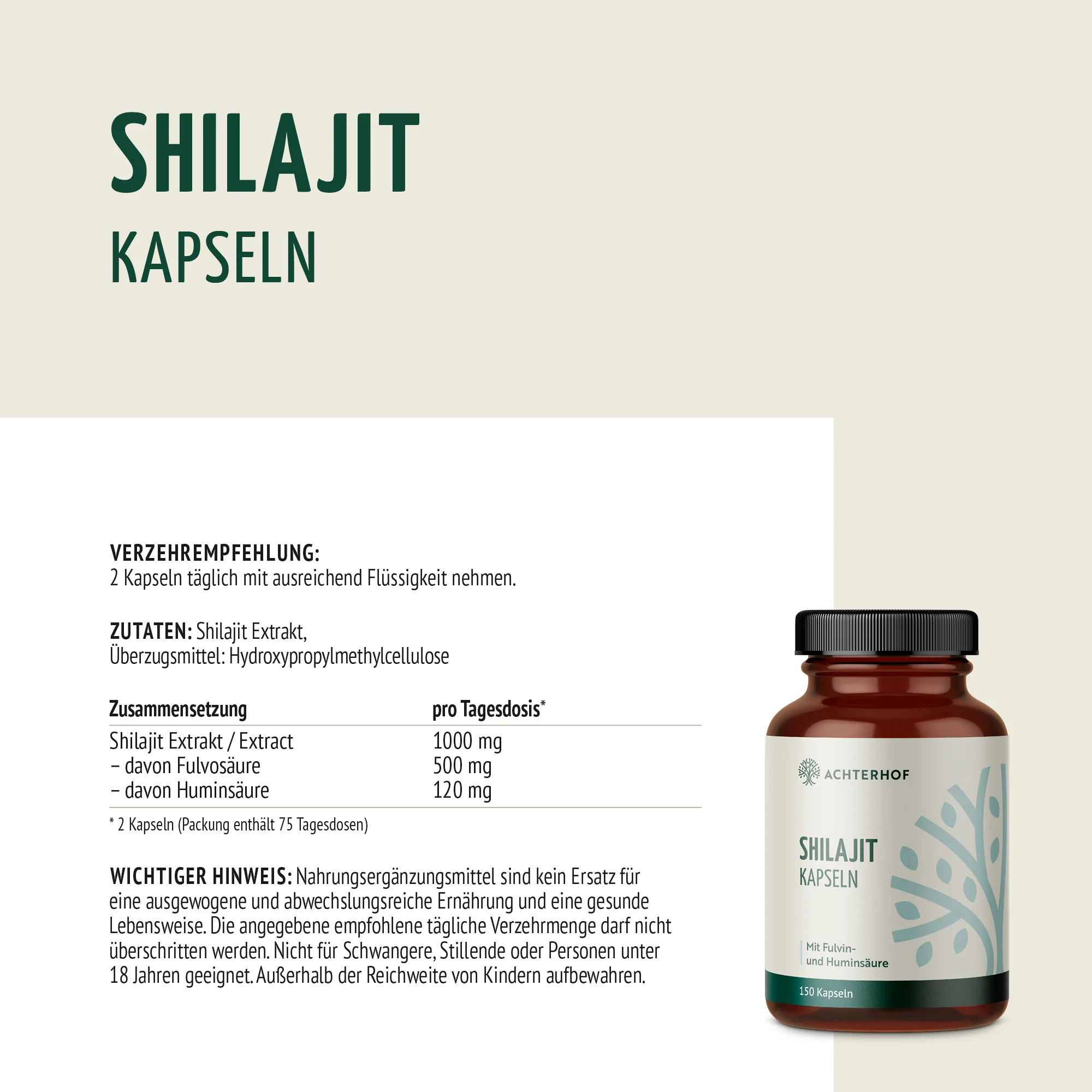 Shilajit Kapseln (150 Kapseln) - Image 6