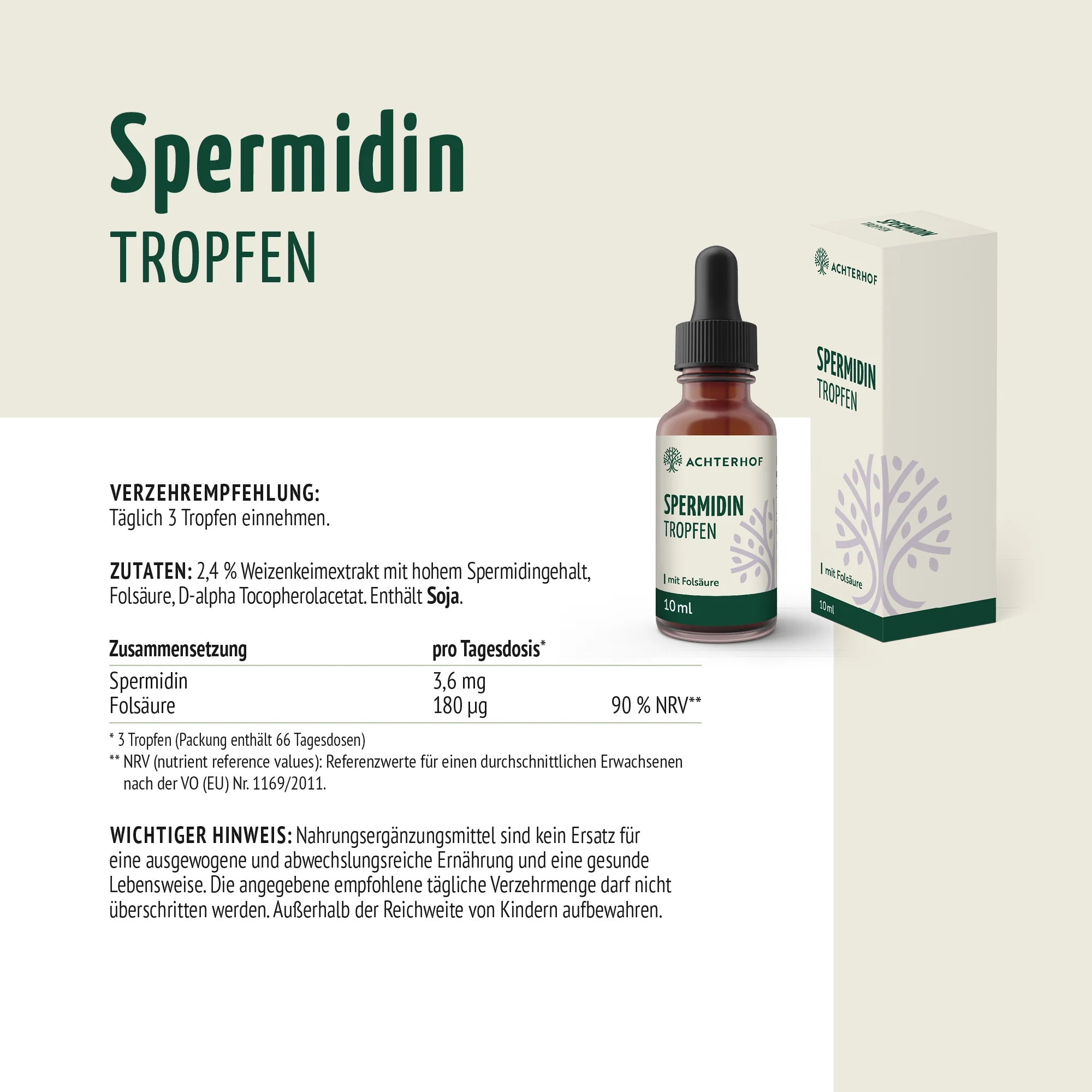 Spermidin B9 Tropfen (10ml) - Image 6
