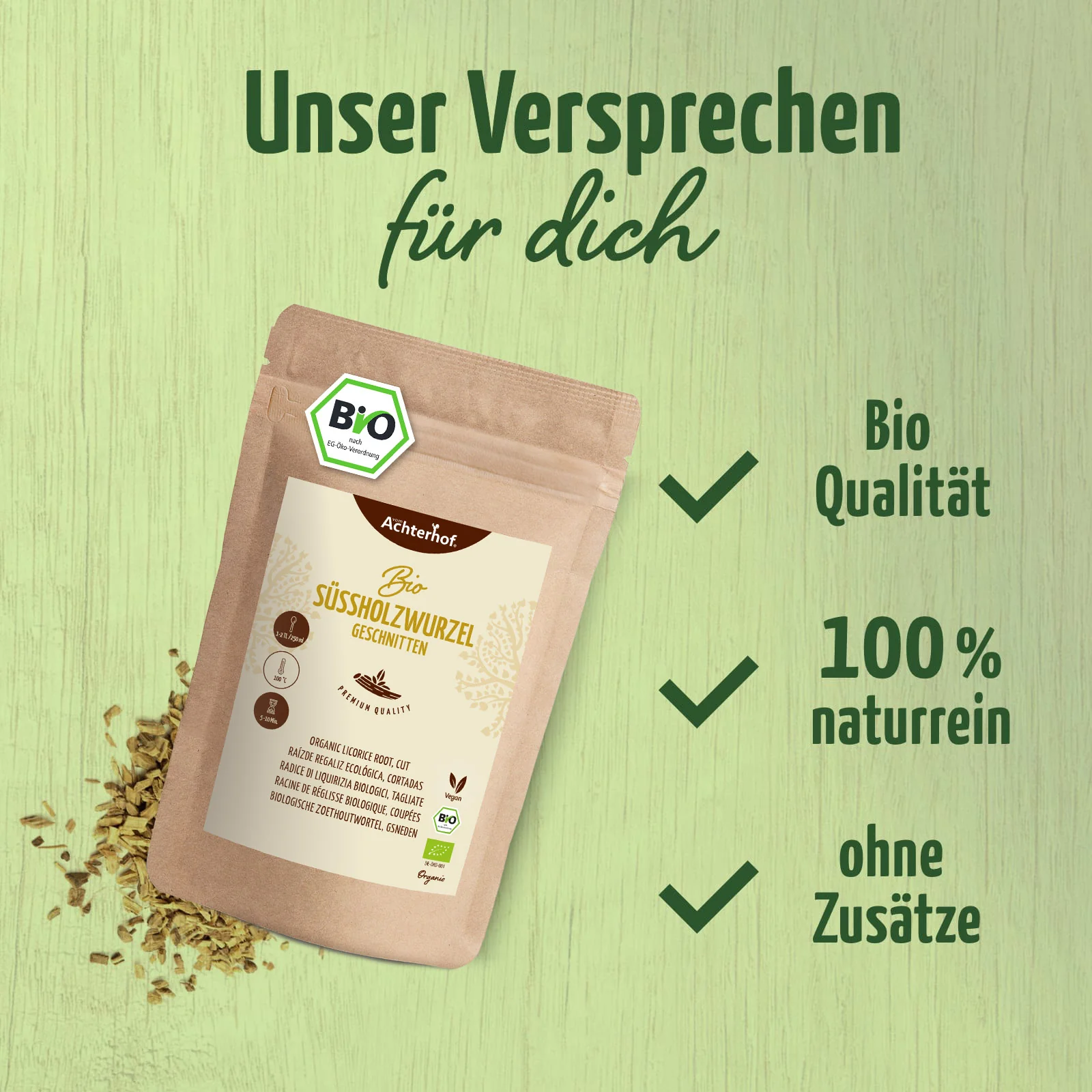 Süßholzwurzel geschnitten Bio (125g) - Image 4