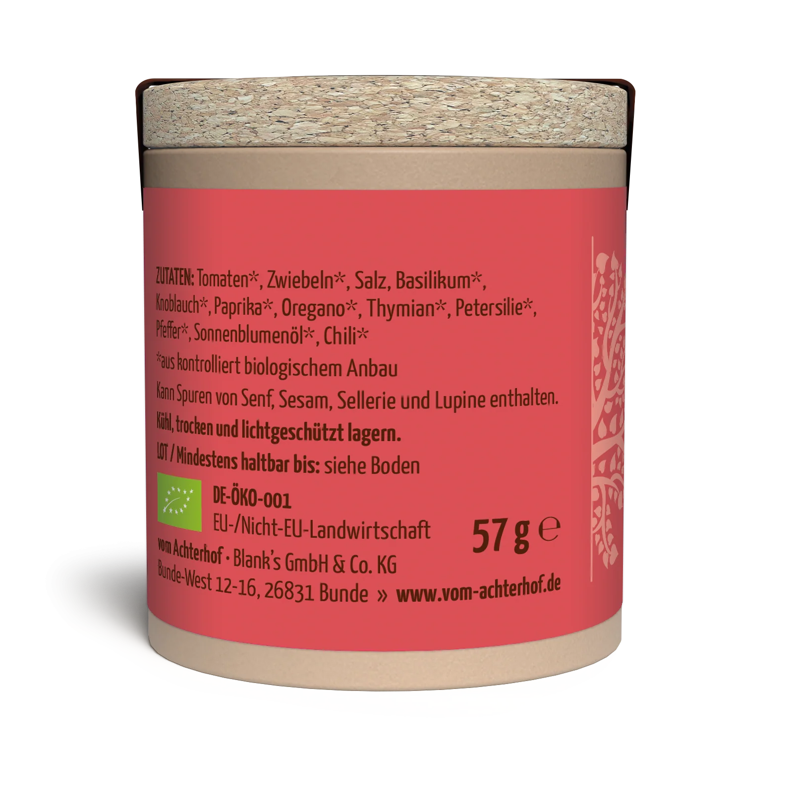 Tomate Mozzarella Gewürzzubereitung Bio (57g) - Image 2