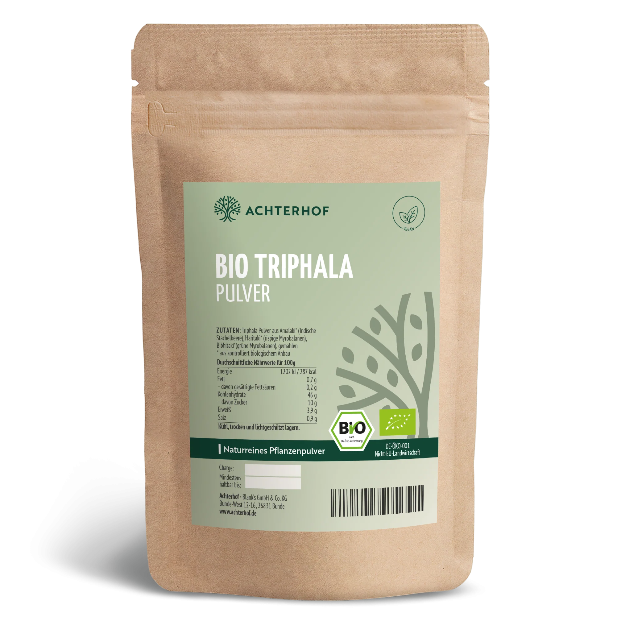 Bio Triphala Pulver (500g)