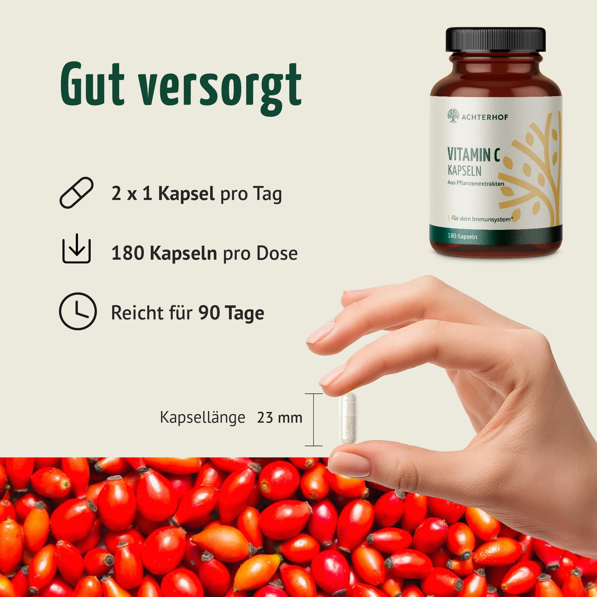 Vitamin C Kapseln (180 Kapseln) - Image 4