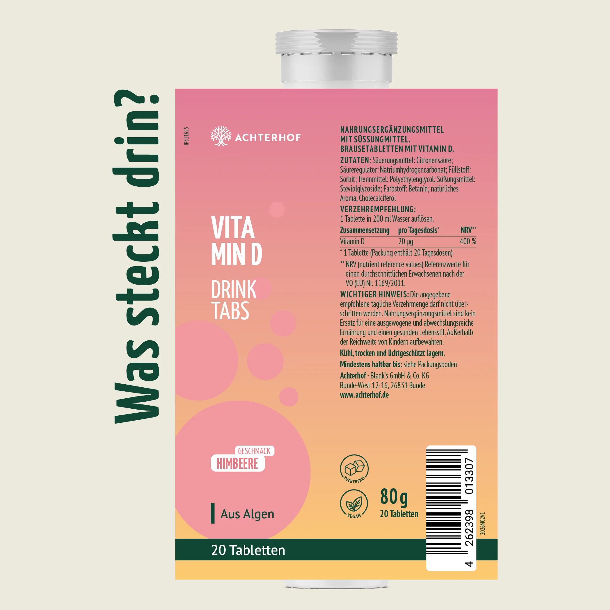 Vitamin D Drink Tabs (20 Tabletten) - Image 5