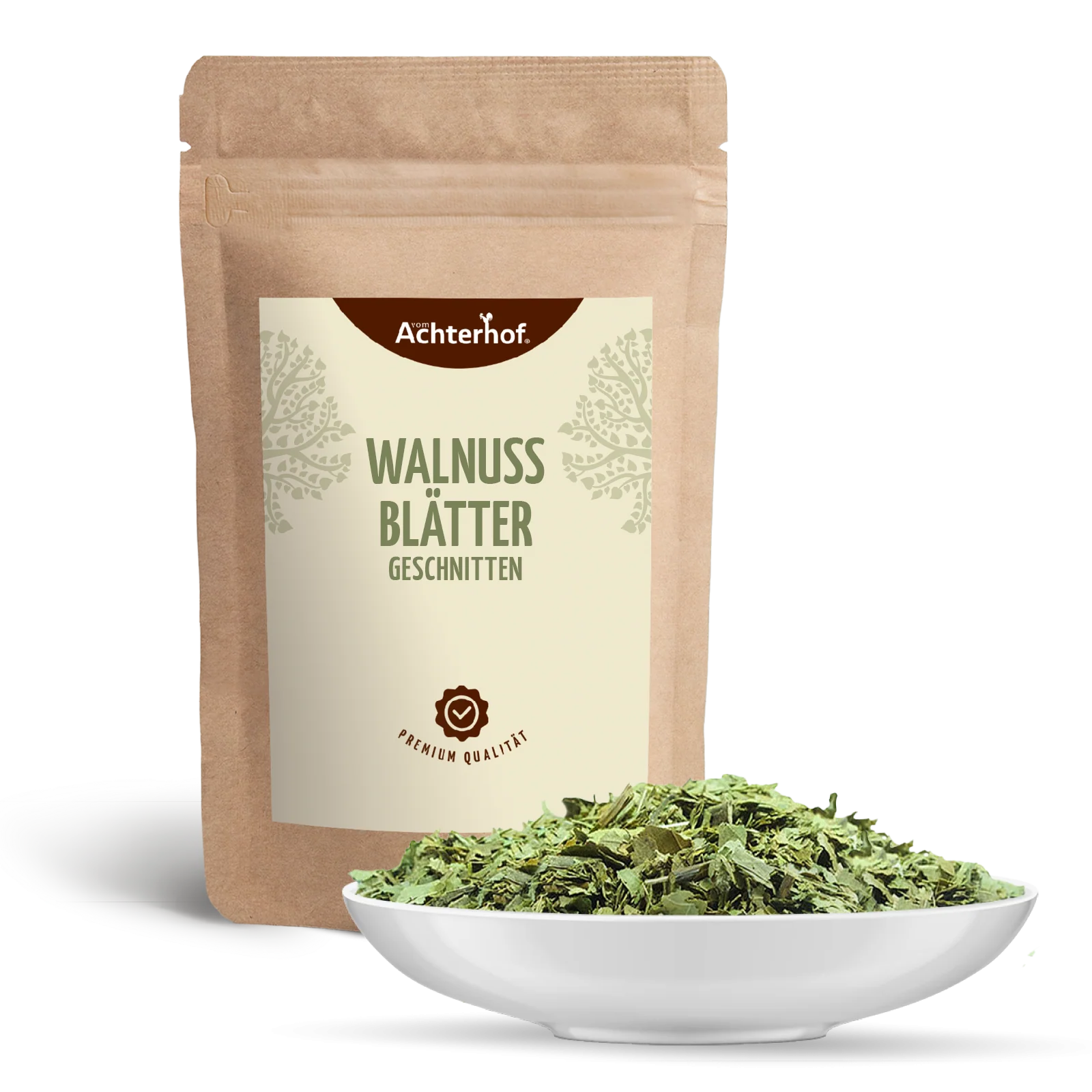 Walnussblätter geschnitten (500g) - Image 2