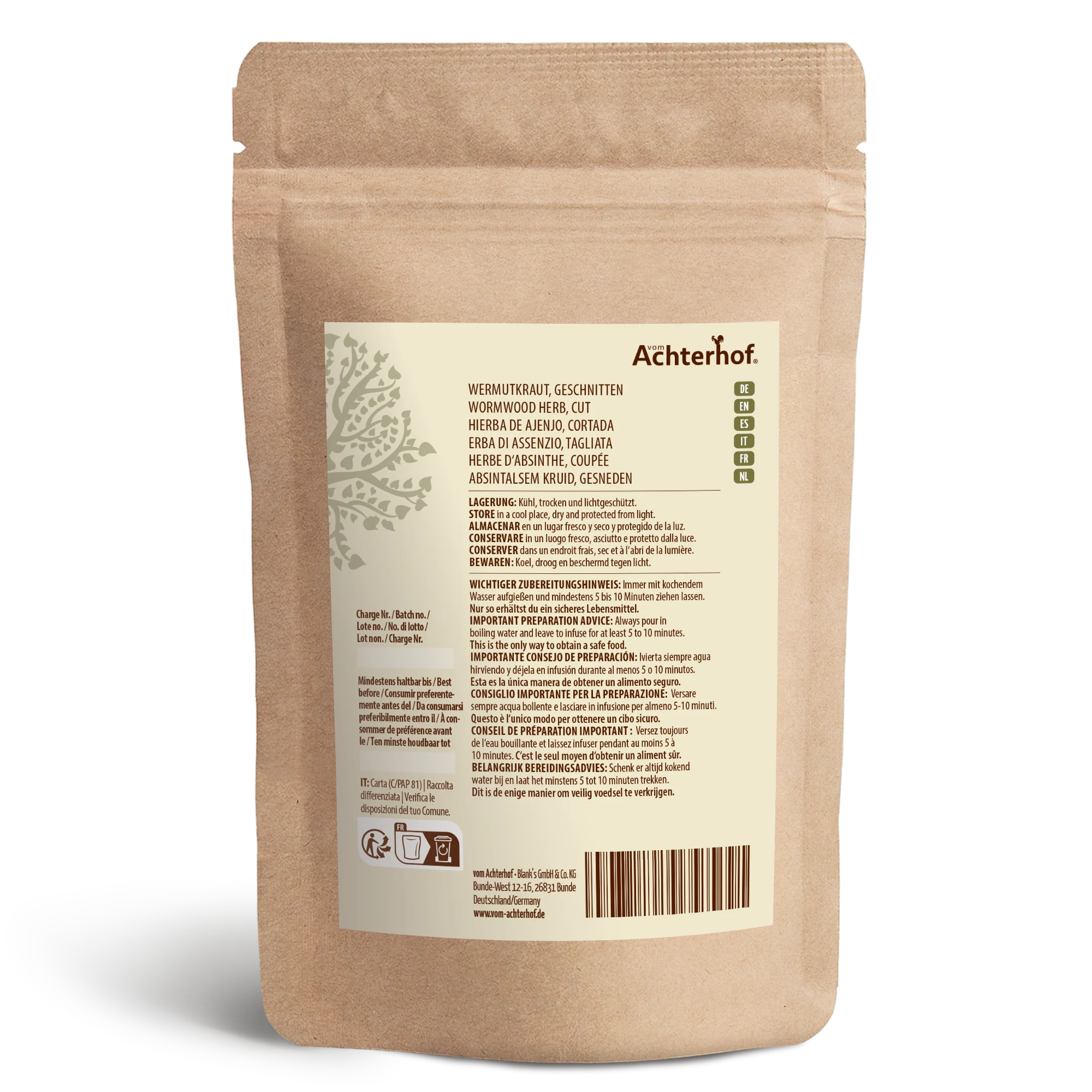 Wermutkraut geschnitten (1000g) - Image 2
